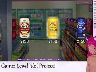 vtuber says, 'playing lewd idol project with big tits in lingerie'