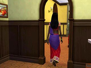 yo, stepmom caught me watching her in bed... now she’s calling me over, shh!