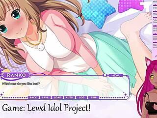 vtuber says, 'playing lewd idol project with big tits in lingerie'