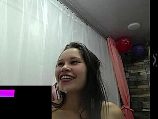 i feel this asian teen slut destroying my throat with spit-full deepthroat gagging on my rough hardcore cock