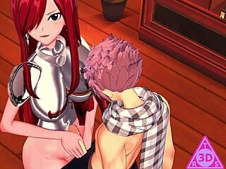 koikatsu erza and natsu in fairy tail adventure uncensored