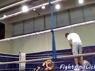 Tattooed European Babe In Lesbian Wrestling, Pussylicking And Catfighting