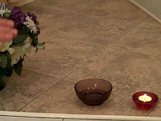 Latina Girl In Red Stockings Rides POV For Creampie