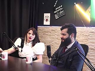 Lady Snow and Lord Kenobi in Sheer Red Lingerie