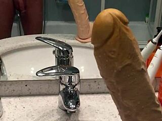 Wow, that's a long dildo!