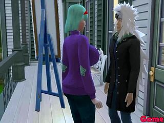 anime ecchi bulma begs jiraiya for hot action and cum inside 😍