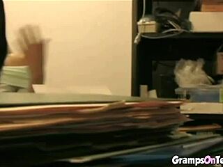 Trio teen 18+s fuck gramps in hardcore scene