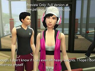 Sexercise With Horny Girlfriend In Public Gym, Horny FUCKING Now!