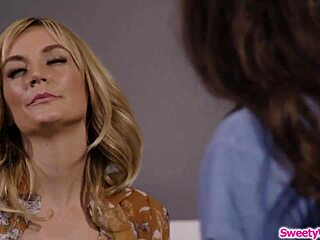 Babe drilled hard by lesbian teacher