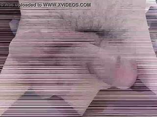 Thai babe dominates in wild 3some voyeur action