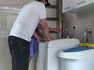 Slutty Wife Provokes Technician