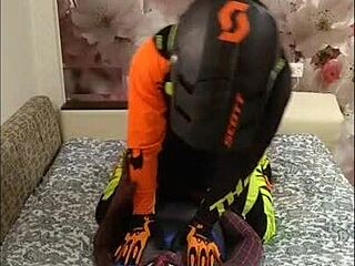 Spiderman And Biker Gay Masturbation