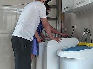 Slutty Wife Provokes Technician