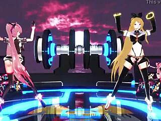 Big Boobs Receive 3D Animated Blowjob In Hentai