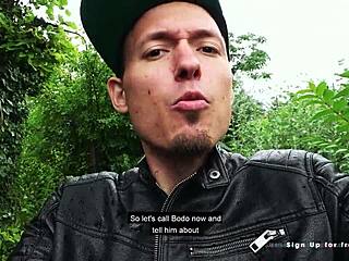 Bodo and Zara fucked hard in that abandoned spot