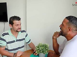 Latina Milf's Pizza Delivery Ends In Double Penetration