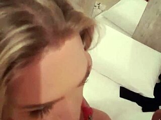 Blonde mommy on big cock gets horny 😍