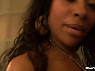 ebony hottie with big ass riding a motorcycle like mad in the city streets