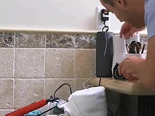 arya fae discovers her stepbrother secretly filming her in the room