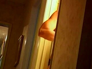 Horny guy contrasts desires with brunette's big tits and anal