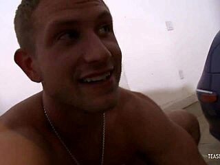 Amazing Hottie Forces Horny Guy To Cum On Back