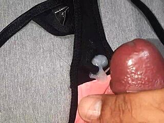 i can’t believe karen let me cum on her pink thong