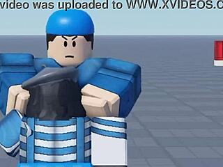 roblox arsenal clip leaves me stunned with short-haired babe bent over in wild doggystyle