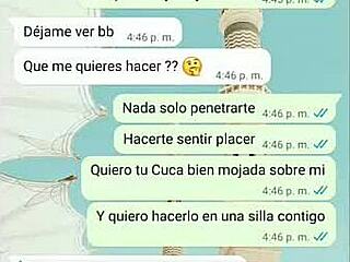 hot whatsapp chat with tati leads to intense office fucking!