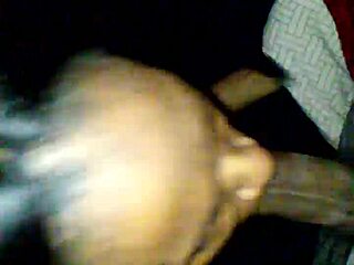 Ebony babe, how do you deepthroat that big cock so well?