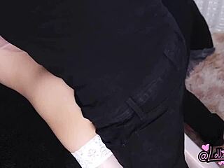 He just couldn't hold back from creampieing that petite latina's tight pussy