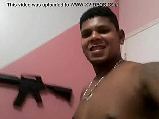 Brazilian big ass gets interracial sex