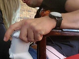 my stepmom is sucking my dick while i play xbox, so taboo!