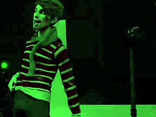 look at this girl flashing breasts in a red suit in FashionBusiness E1 72