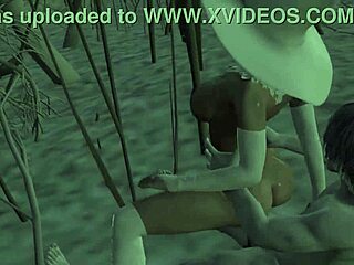 white queen fucks snow elf in 3d cartoon with big tits