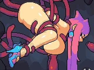 pixel art hentai with anal and futa funk beats, so hot! 🔥