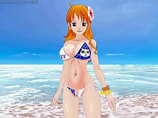 One Piece Nami challenges me to join Straw Hat crew with JOI