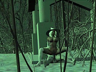 white queen fucks snow elf in 3d cartoon with big tits