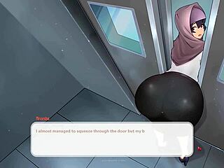 Tsundere Milf Feels Embarrassed as Ass Gets Stuck in Elevator Without Panties