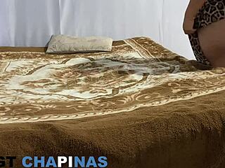 Latina secretary comes home hot and ready for sex