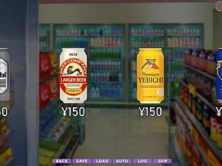 Sexy redhead milf in lewd anime game