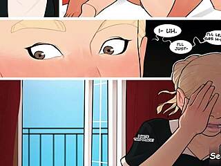 the mess part 2 - submissive maid gets disciplined on balcony by her boss