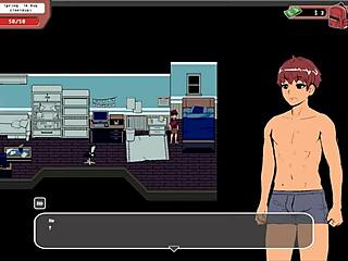 Spooky milk life hentai step sister touches brother's big cock first time