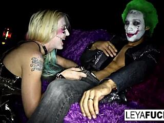 Cosplay Whorley Quinn Feels Joker's Intense Fuck