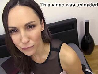 journalist bangs lilu moon hard during steamy interview session.