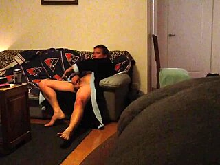 caught jerking off in the act!