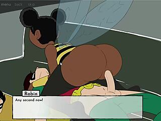 18Titans Episode 45: Blackfire gets intense assfucking and anal loving!