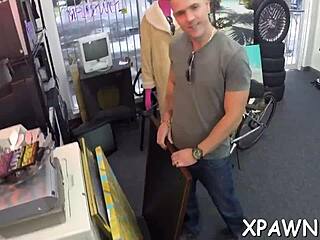 Large Dude PUSHES His LARGE COCK Inside Lovely Non-Professional