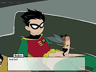 18Titans Episode 45: Blackfire gets intense assfucking and anal loving!