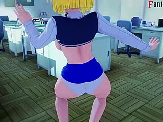 damn, android 21 catches gohan at university in dragon ball zex!