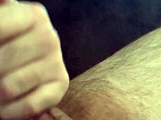 Couch play cum twice with masturbation and cumshot on sofa